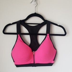 NEW Victoria's Secret VSX Front zip sports bra